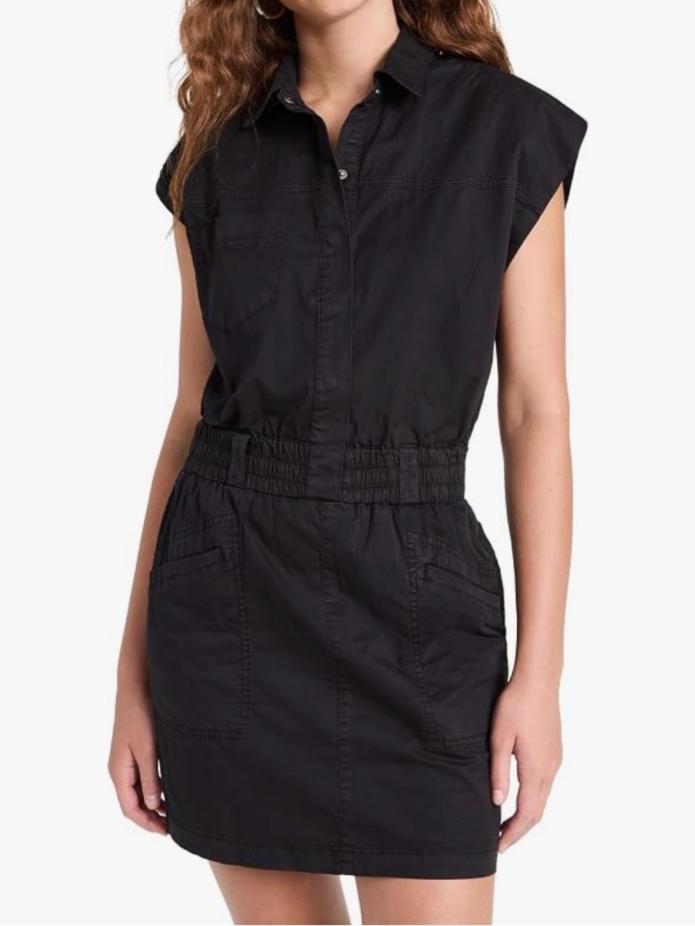 Pistola Rosie mini dress in Fade to Black.